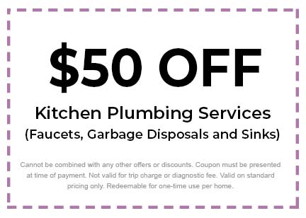 Discount on Kitchen Plumbing
